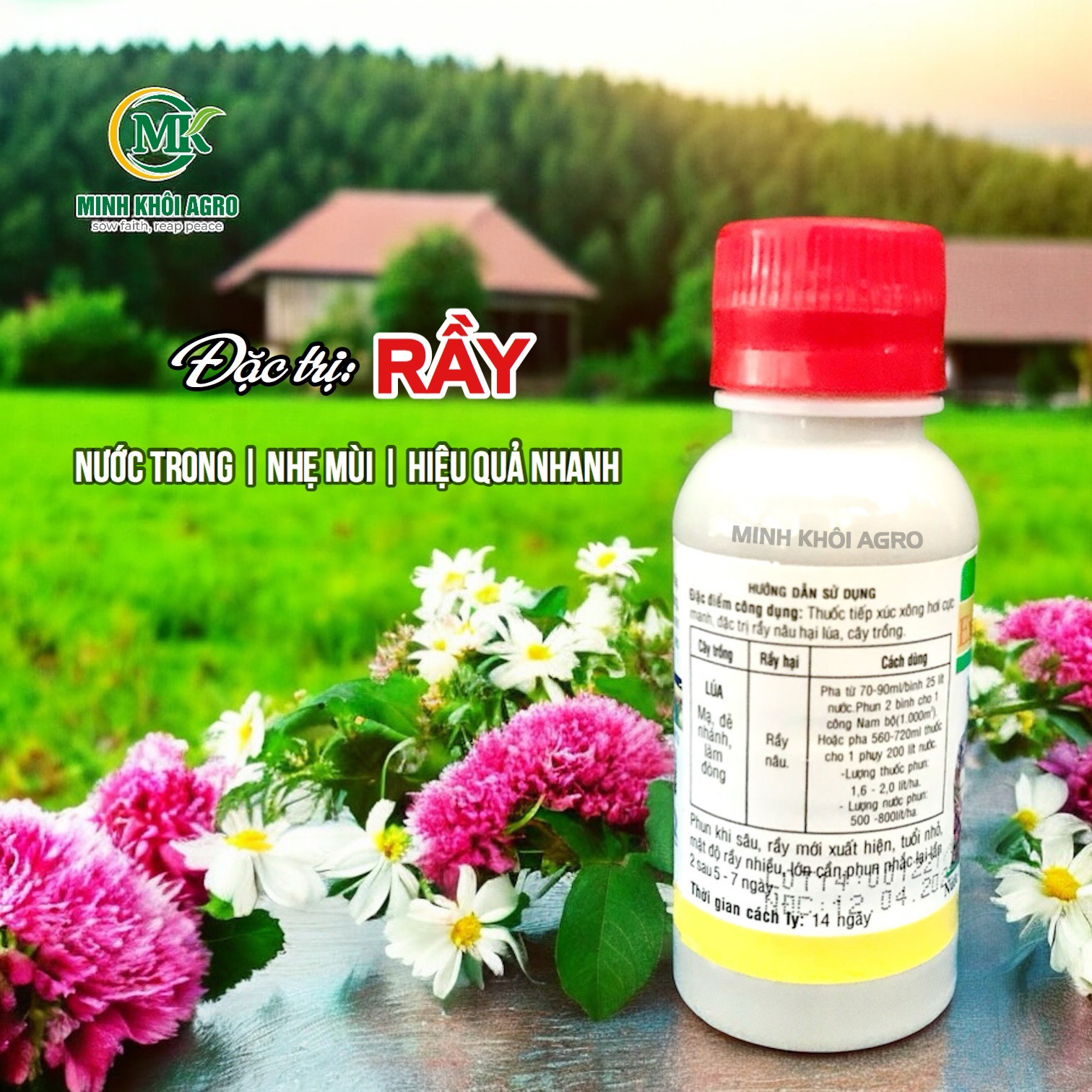 Thuốc đặc trị rầy Excel Basa 50EC - Chai 100ml